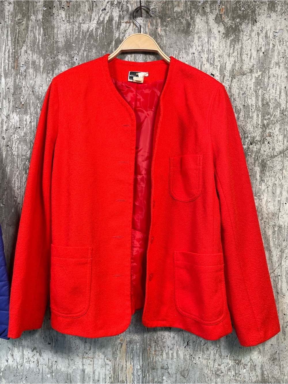 ALEX COLMAN SPORTSWEAR Women's Vintage Red Jacket Size 16